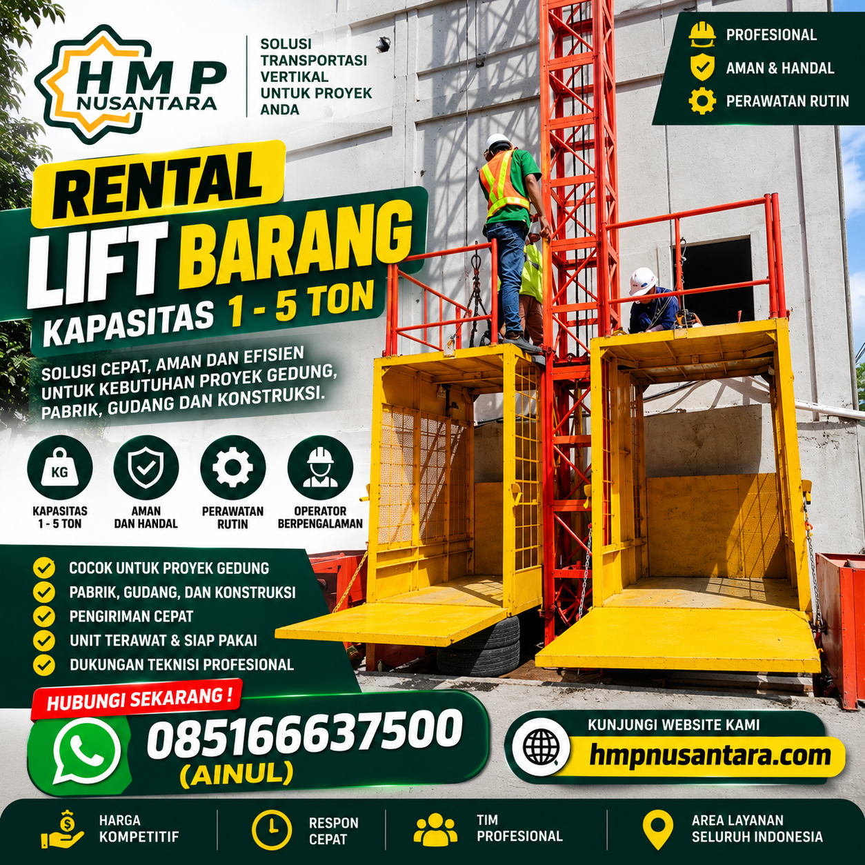 Rental Lift Barang Sabang