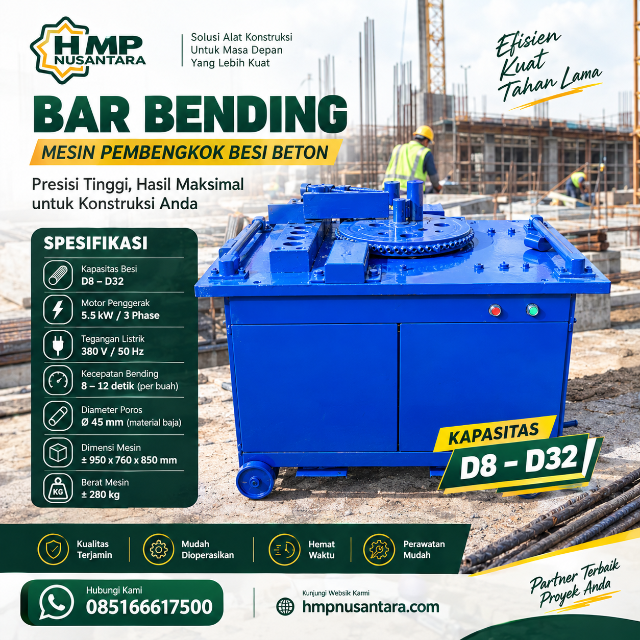 Rental Bar Bending Binjai